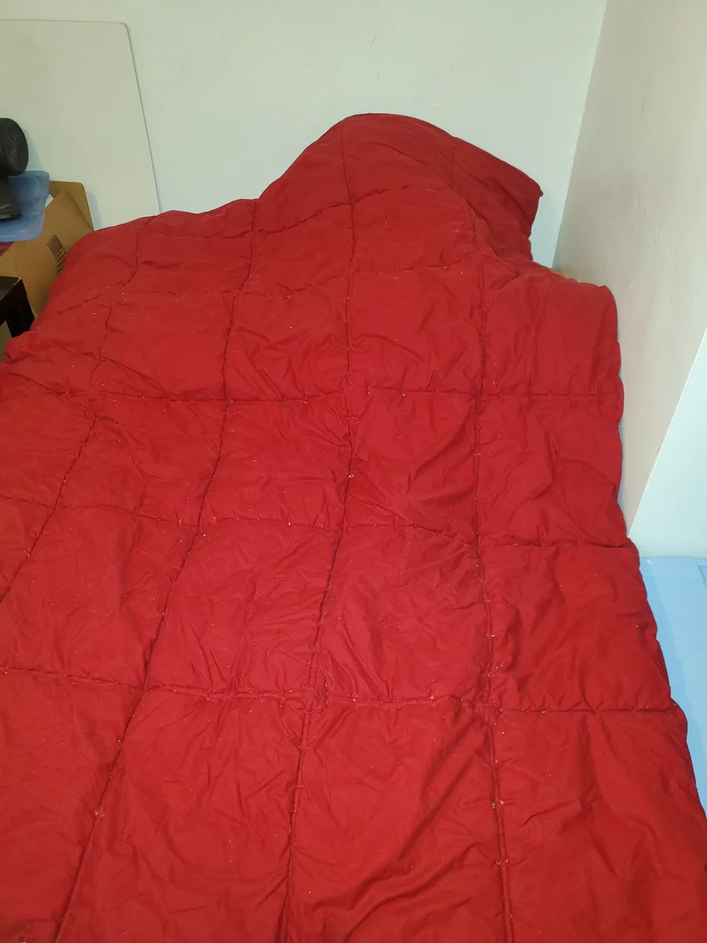 Ralph Lauren down comforter twin XL Red+pink Sheet, Mattress Cover+2 Pillowcase